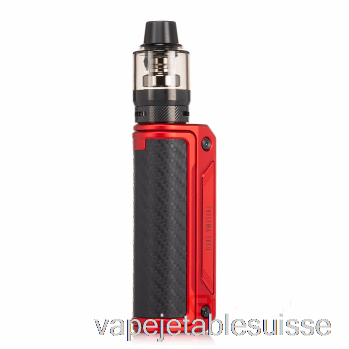 Vape Suisse Perdu Vape Thelema Solo 100w Starter Kit Rouge Mat / Fibre De Carbone